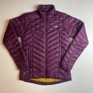 Rab Purple Altus Women’s Pertex Quantum Light Puffer Jacket  Sz Small *Read*